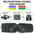 Multifunctional Folding Push up Board Set Bracket Abdominal Muscle Training Equipment Portable Push up Board Exercise Training